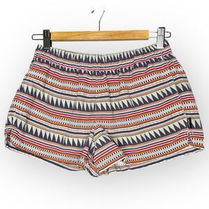 Patagonia Women's Barely Baggies Shorts Size S Multicolor Aztec Gorpcore Outdoor